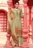 Pista green crepe kameez with palazzo 7524