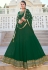 Green georgette floor length anarkali suit 593