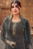 Grey faux georgette sharara suit 2012