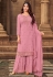 Pink faux georgette sharara suit 2011