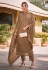 Brown viscose kameez with pant 2174