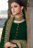 Green georgette long anarkali suit 22305