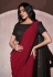 Maroon lycra festival wear saree 21809