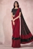 Maroon lycra festival wear saree 21809