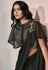 Black lycra festival wear saree 21821