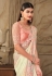 Cream silk saree with blouse 6315
