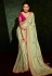 Kajal aggarwal pista green georgette bollywood saree 5214