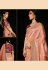 Peach silk festival wear saree 5215