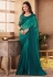 Sea green silk saree with blouse 905