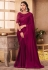 Magenta silk festival wear saree 908