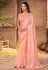 Peach silk festival wear saree 916