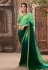 Light green chinon half and half saree 4001