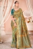 Mustard silk saree with blouse 13389