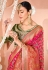 Magenta silk saree with blouse 13391