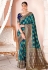 Light green silk festival wear saree 13394