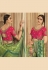 Light green silk saree with blouse 10163