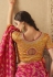 Magenta silk festival wear saree 10156