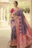 Light purple silk festival wear saree 10160
