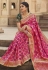 Pink silk festival wear saree 10164