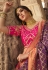 Purple silk festival wear saree 13377