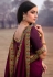 Purple silk saree with blouse 3905