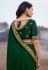 Green silk festival wear saree 3904