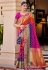Maroon silk festival wear saree 5104