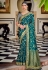 Teal silk festival wear saree 5108