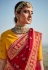 Maroon silk saree with blouse 117