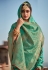 Sea green silk festival wear saree 116