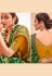 Green silk saree with blouse 15089