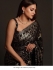 Bollywood Manish Malhotra inspired black and gold saree