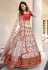 Off white art silk circular lehenga choli 1914