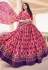 Pink rayon circular lehenga choli 109