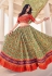 Pista green rayon circular lehenga choli 102