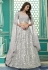 Grey georgette circular lehenga choli 1902