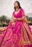 Magenta silk circular lehenga choli 5011