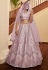 Light purple silk circular lehenga choli 1925