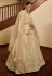 Beige art silk circular lehenga choli 1922