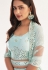 Sky blue net circular lehenga choli 1051