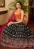 Green georgette circular lehenga choli 1931