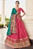 Pink banarasi a line lehenga choli 4271