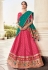 Pink banarasi a line lehenga choli 4271