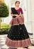 Black banarasi a line lehenga choli 4277