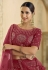 Maroon soft net circular lehenga choli 9452