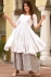 White Pure Muslin Kurti Palazzo set