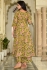 Mustuard Yellow Pure Muslin Kurti Palazzo set