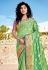 Light green banarasi silk saree with blouse 144472