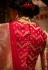Red silk festival wear saree 1426
