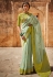 Pista green silk festival wear saree 1432